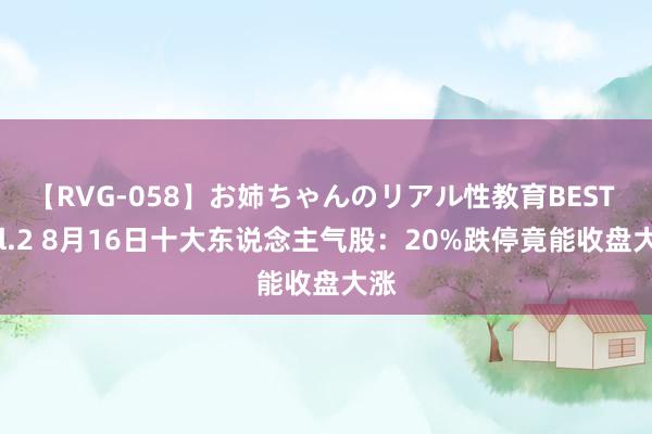 【RVG-058】お姉ちゃんのリアル性教育BEST vol.2 8月16日十大东说念主气股：20%跌停竟能收盘大涨