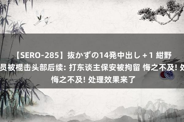 【SERO-285】抜かずの14発中出し＋1 紺野ひかる 外卖员被棍击头部后续: 打东谈主保安被拘留 悔之不及! 处理效果来了