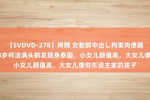 【SVDVD-278】拷問 女教師中出し拘束肉便器 仁科百華 RISA 38岁何洁满头鹤发现身泰国，小女儿颜值高，大女儿像穷东谈主家的孩子