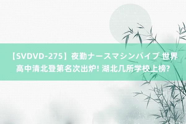 【SVDVD-275】夜勤ナースマシンバイブ 世界高中清北登第名次出炉! 湖北几所学校上榜?