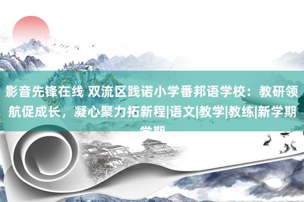 影音先锋在线 双流区践诺小学番邦语学校：教研领航促成长，凝心聚力拓新程|语文|教学|教练|新学期